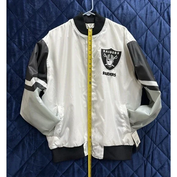 NFL vintage LA Los Angeles Raiders Fanimation men size large football jacket